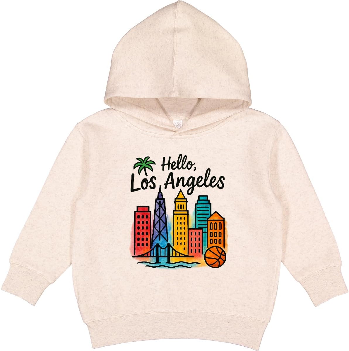 inktastic Los Angeles, California Toddler Hoodie
