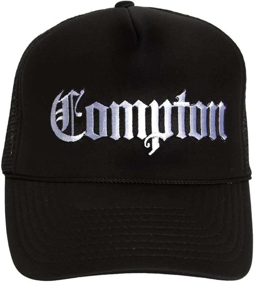 City Trucker Hat – Old English Snapback Vintage Streetwear Cap Hat for Men & Women