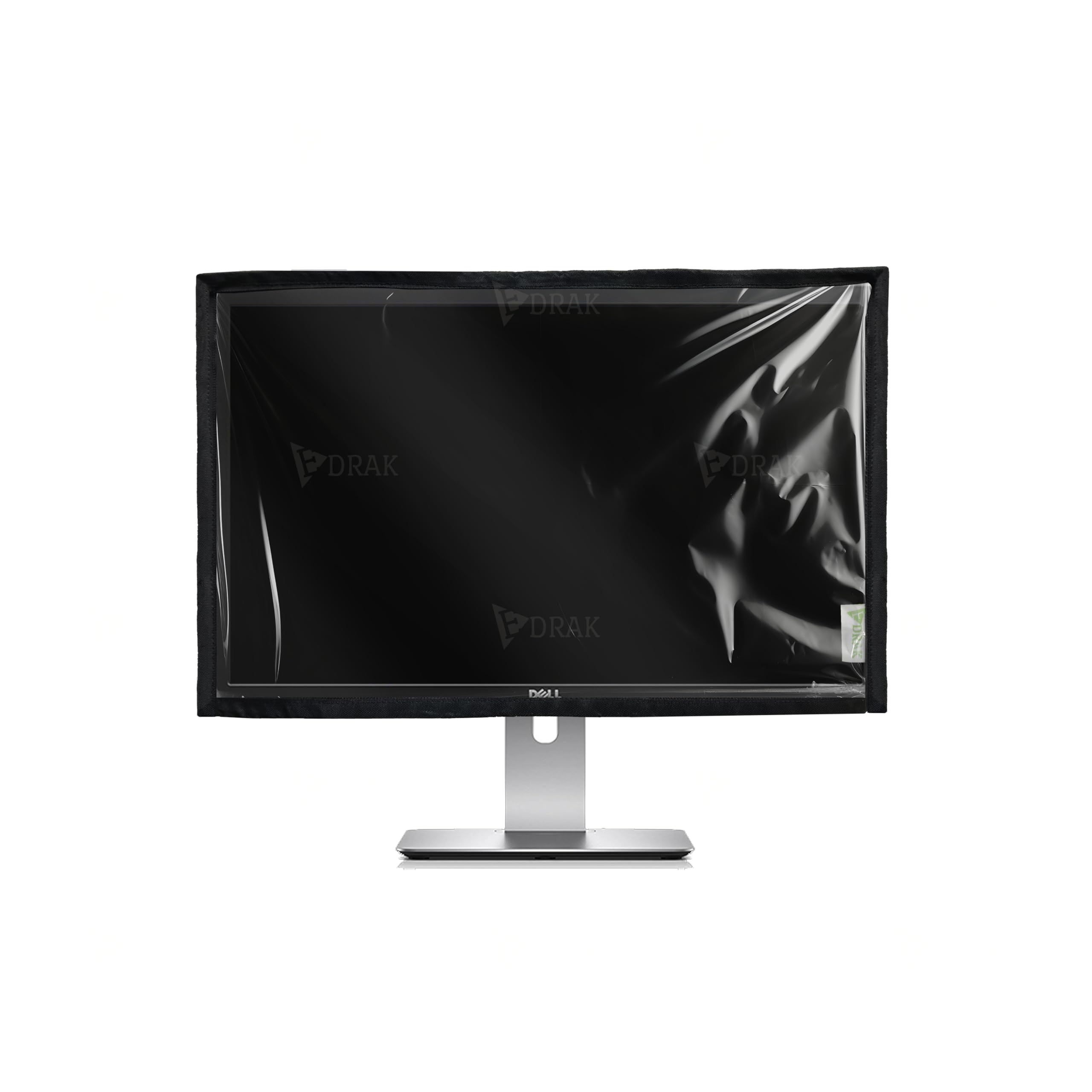 EDRAK® PRIMIUM LCD/LED Transprent (PVC) Monitor Cover 19" For DELL Dustproof Waterproof Sketchproof Washable Nylon(BLK)-image-11