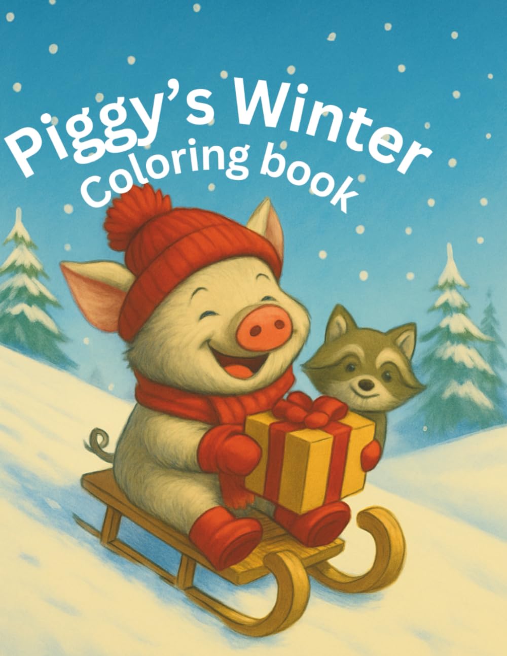 Piggy’s Winter Coloring Book (Piggy in the Forest)
