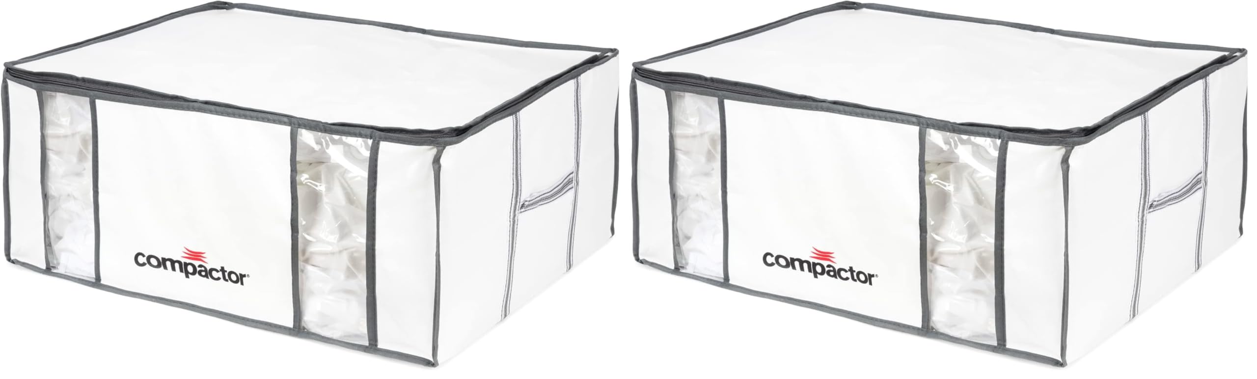 Compactor - Housse de rangement sous vide - Taille XXL très grande capacité - Compression couettes oreillers vêtements - Rangement armoire (Lot de 2)
