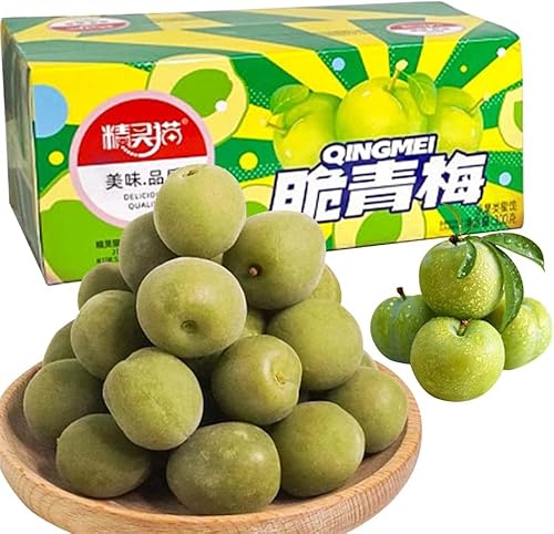 爽口脆青梅 青梅 酸甜爽口梅 300g/箱 カリカリ青梅 甘酸っぱいさっぱり梅 酸梅 蜜?果脯 酸甜李子 ?梅 酸水果 ?公室零食 酸っぱい梅 砂糖漬けの果実のささみ 甘酸っぱい李子 話梅 酸っぱい果物 ヘルシーなお菓子 水果干 レジャーおやつ 中華菓子