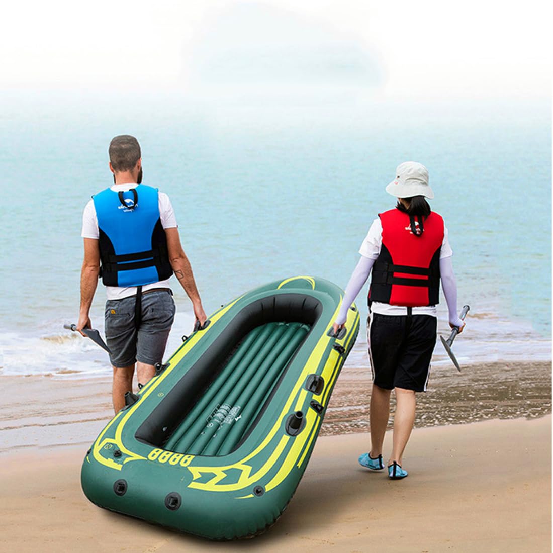 Kayak Gonfiabile Accessori Piscina Gonfiabili Piscina Materasso Barca Gonfiabile Mare Gommone Gonfiabile Gommone da Mare Canotto Gonfiabile 4 Posti Gommone da Pesca Canoa Gonfiabile 2 Posti