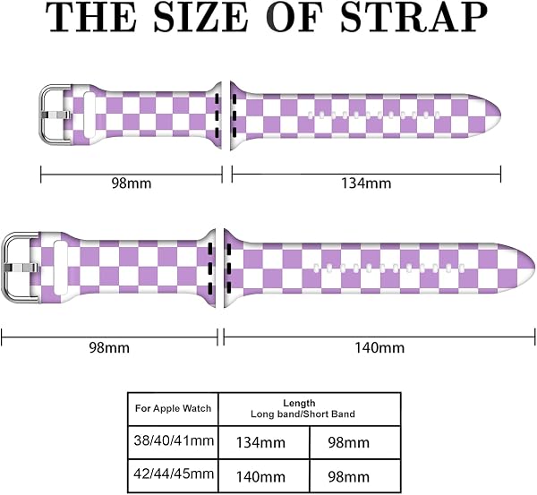 Compatible with Watch Bands for Women Men 38/40/41/42/44/45/46/49mm, Silicone Sport Replacement Wristband Strap for IWatch Series 11 10 9 Ultra 8 7 6 5 4 3 2 1 SE. - 2