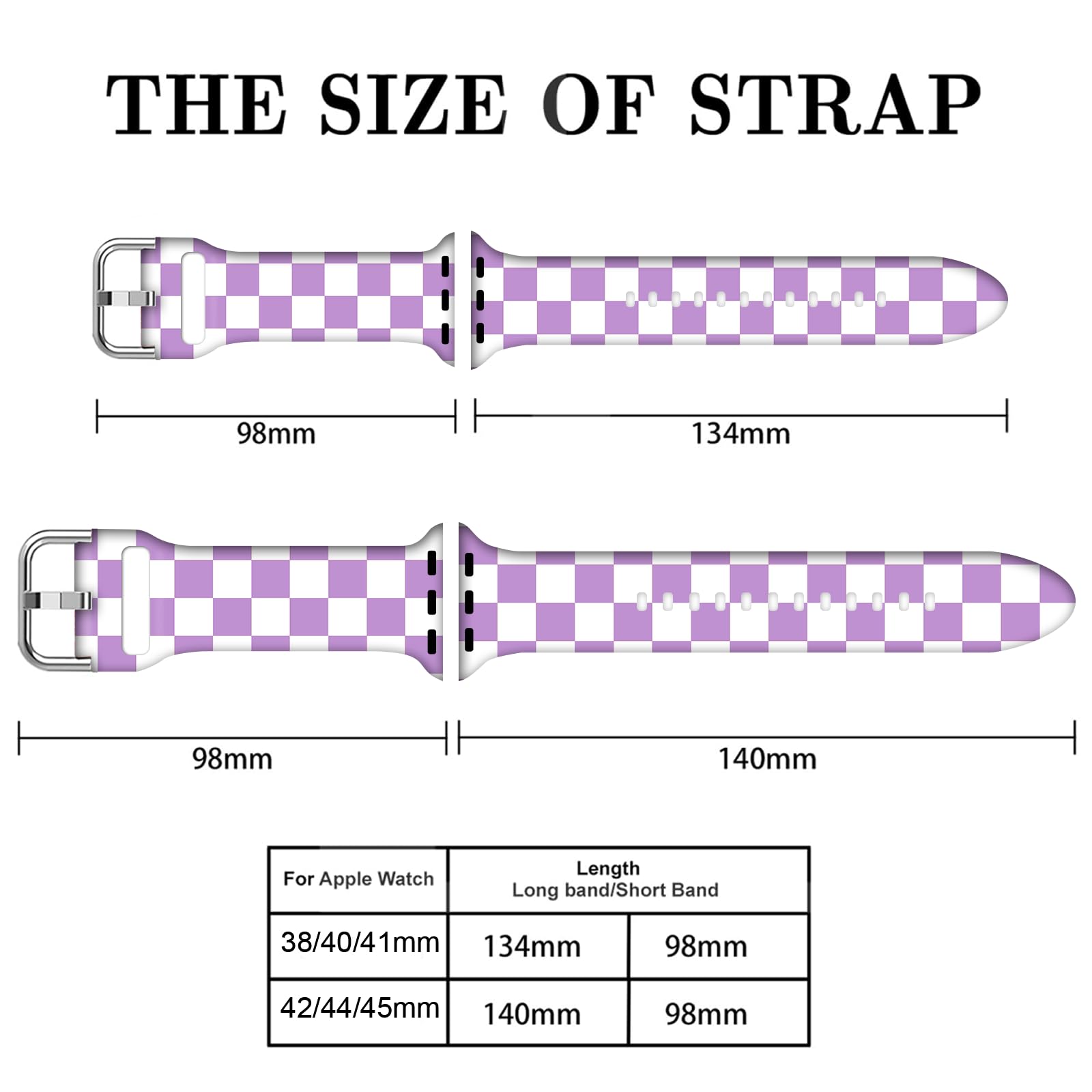 Compatible with Watch Bands for Women Men 38/40/41/42/44/45/46/49mm, Silicone Sport Replacement Wristband Strap for IWatch Series 11 10 9 Ultra 8 7 6 5 4 3 2 1 SE. - 3