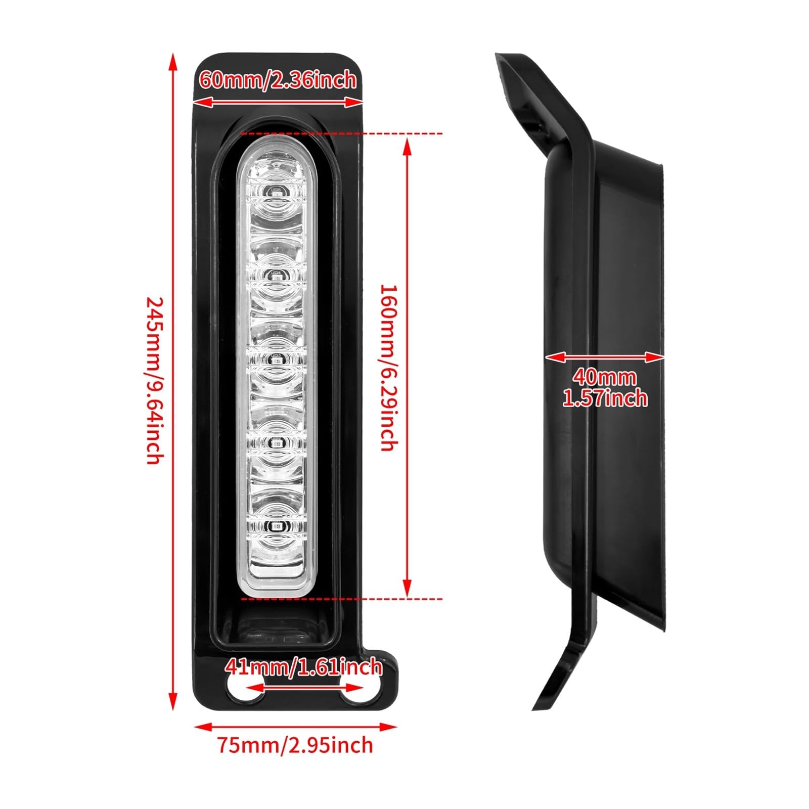 Moto luce freno Moto LED Bisaccia Supporto Di Riempimento Luce Posteriore Run Freno Indicatore Di Direzione Per Ha&rley Touring Electra Glide Ultra 2014-2022
