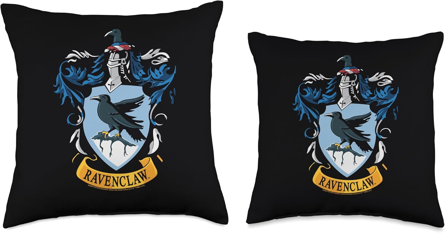 Harry Potter Ravenclaw House Crest Throw Pillow