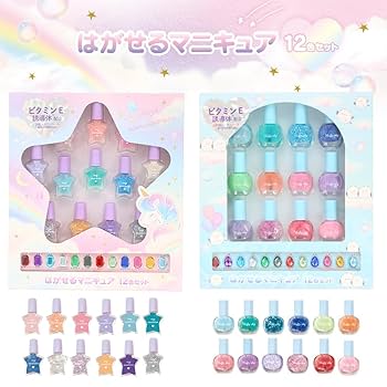 Amazon.co.jp: shobido 粧美堂 はがせるマニキュア 12色セット