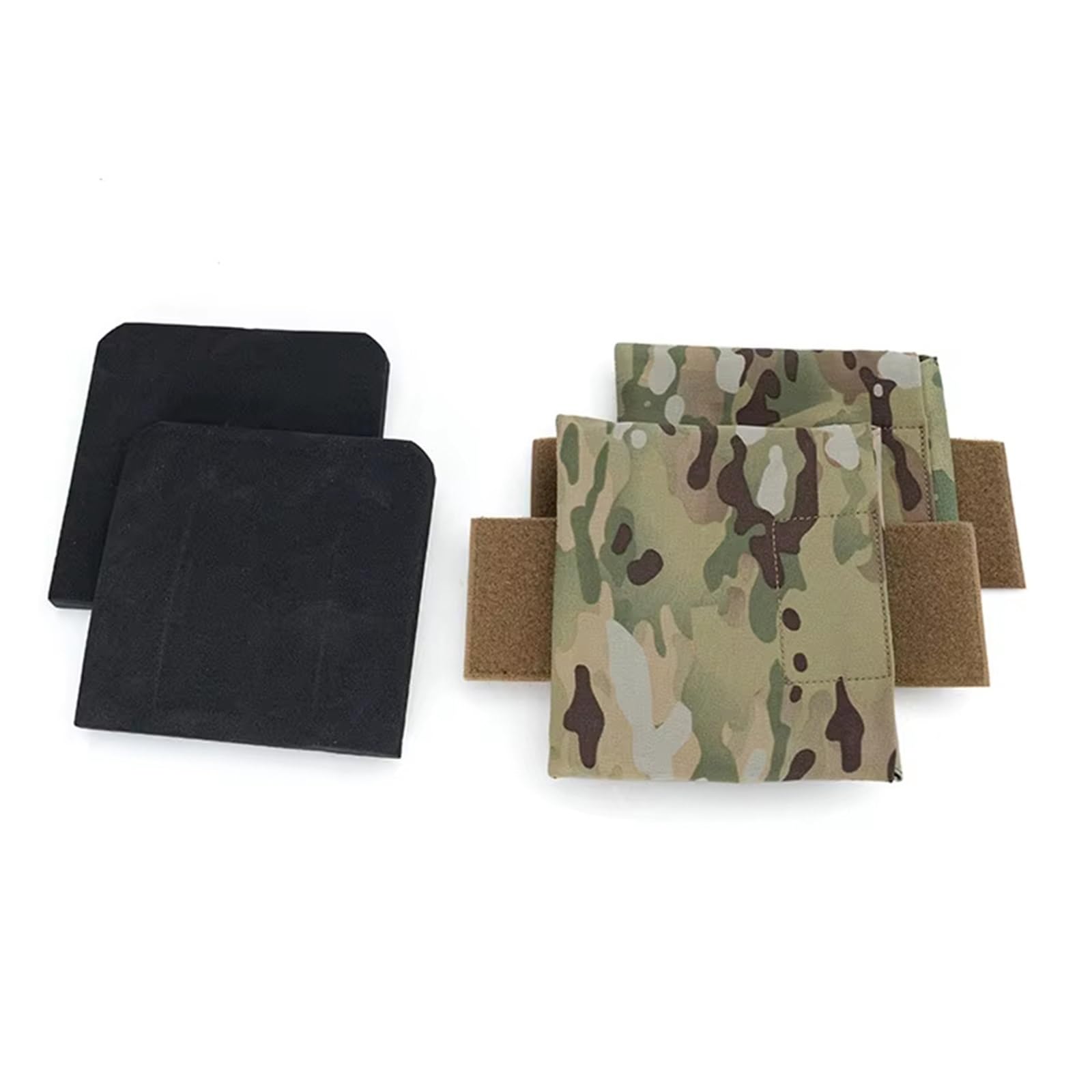 WLXW Pochette Latérale Tactique Compatible avec Ceinture FCPC avec Crochet 6x6, Poches Latérales Accessoires Airsoft, Chasse, CS, Cosplay, Wargame, Paintball