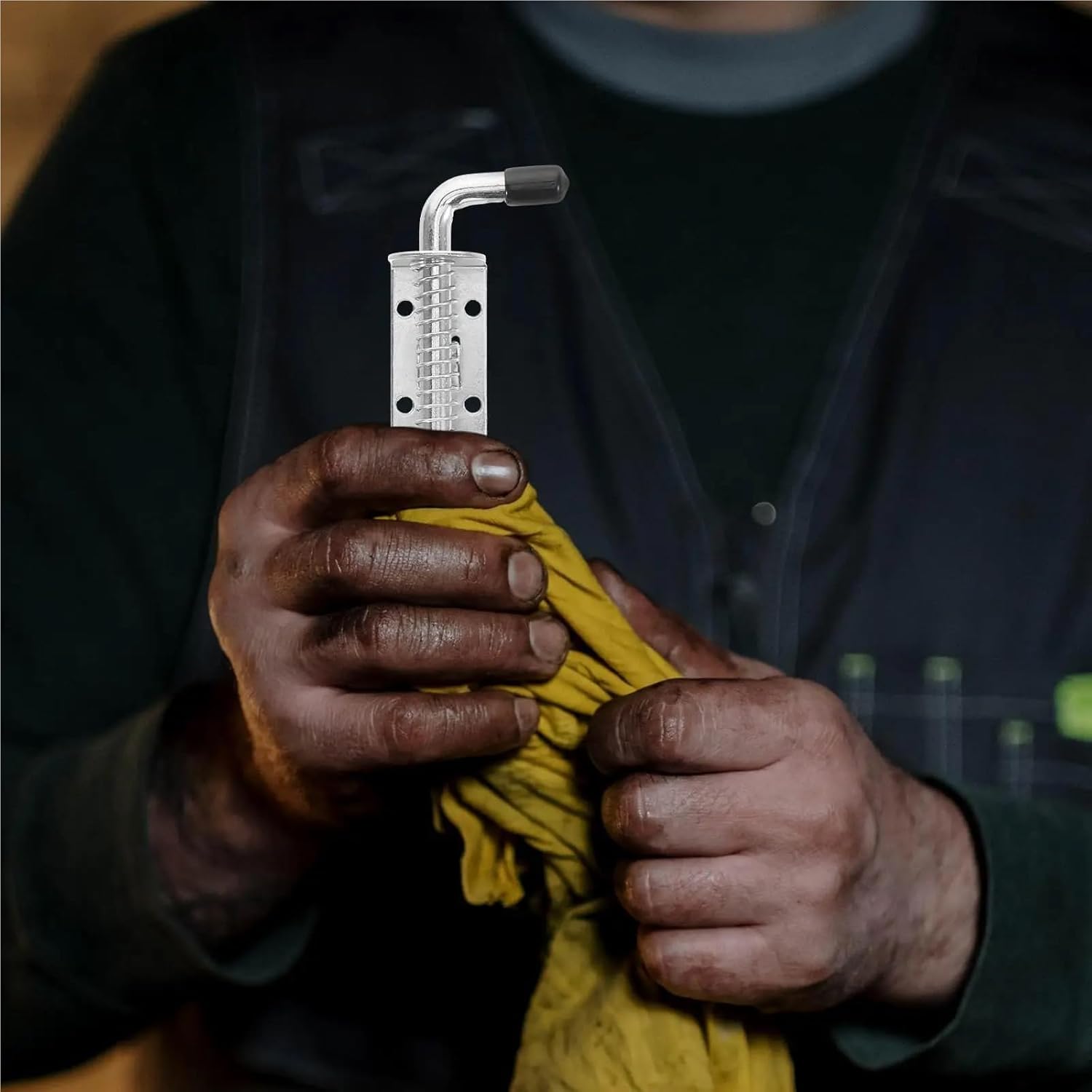 Spring Latch 4Pcs Heavy Duty Spring Latch Pins Thickened Iron Cabinet Door Locks Hinge Bolts Metal Fastening Shelf Support Equipment for Doors Cabinets Chests