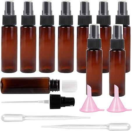 Amazon Teenitor スプレーボトル 30ml 遮光スプレー容器 10本 アルコール用スプレーボトル プラスチック 次亜塩素酸対応 詰替ボトル 霧吹き 詰め替え容器 キャップ付 空ボトル 小分け用 携帯用 旅行用 Teenitor コスメ用詰替え容器 通販