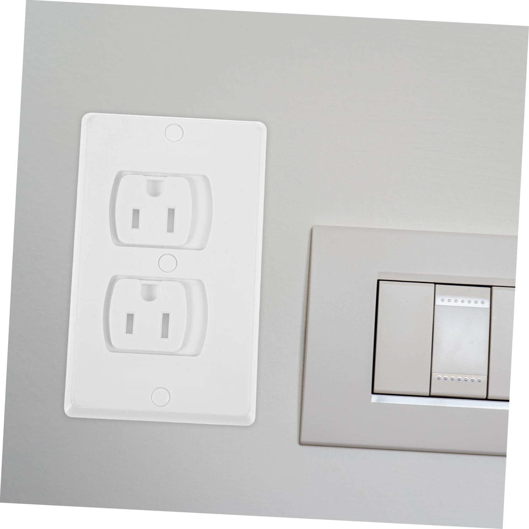 BESTonZON 10pezzi Copriprese Elettriche Per Chiusura Automatica Sicurezza e Design Antiscratch Protezione Completa Per Ambienti Domestici Compatibile Con Standard Internazionali