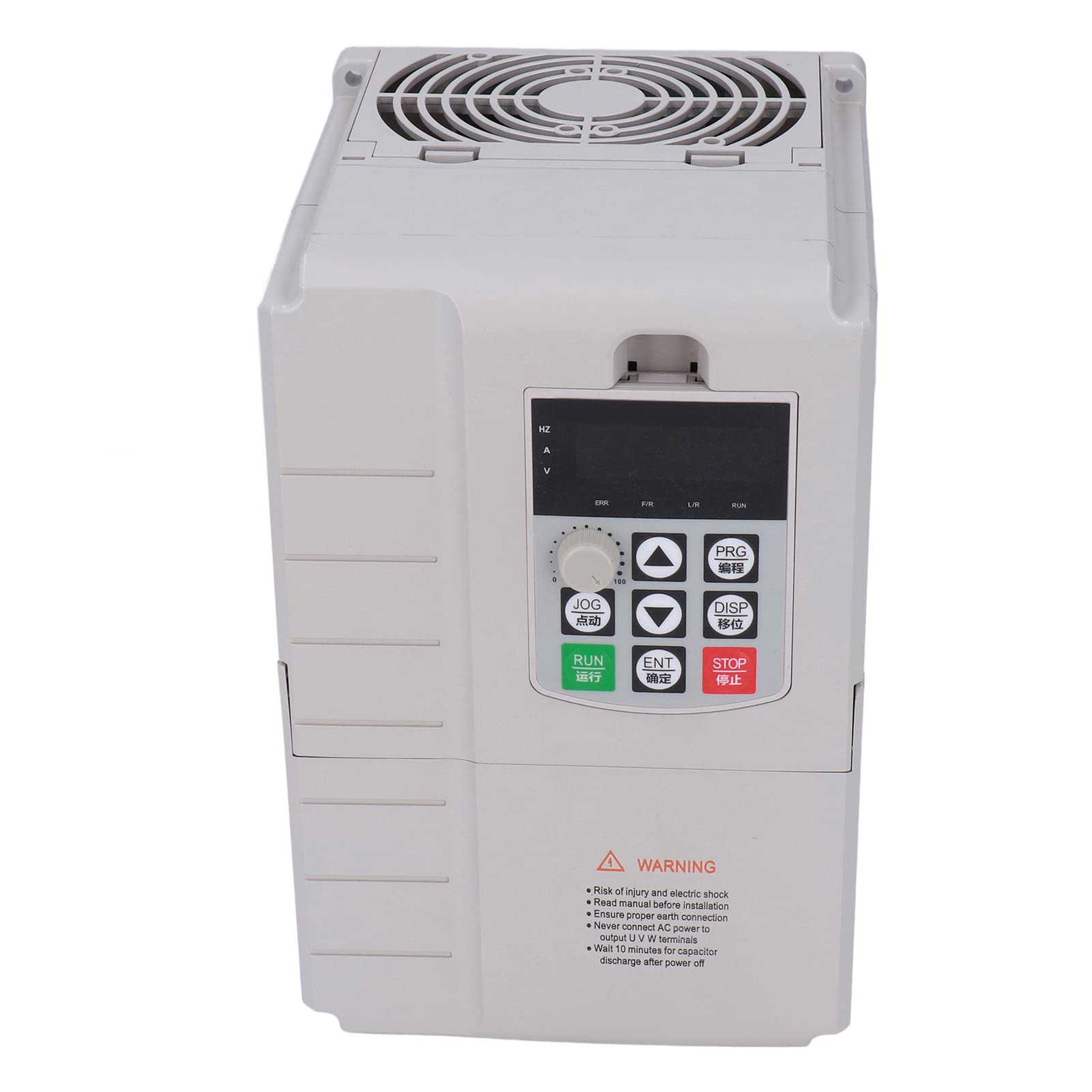 Unidad de Frecuencia Variable VFD, Entrada Monofásica de 220 V a Salida Trifásica de 380 V, 7,5 KW, 10 HP, 40 A, Convertidor Inversor VFD para Control de Velocidad del Motor del Husillo