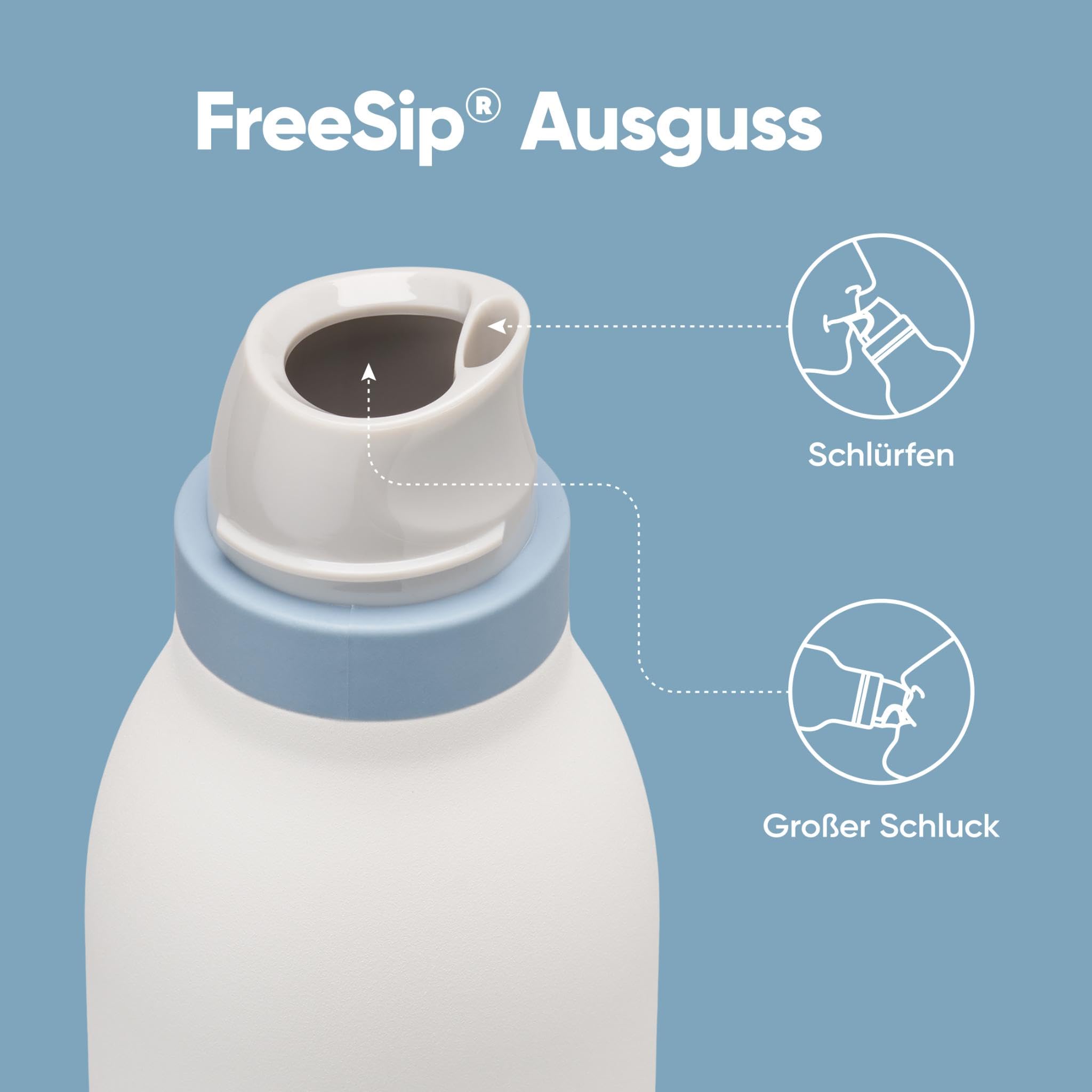 Owala FreeSip Twist - Stainless Steel - 24-oz. - Green/White (Iced Breeze) (Amazon)