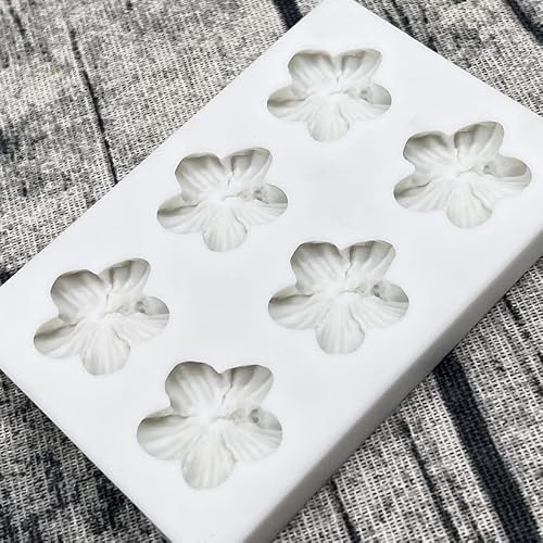 Guratapa Hibiscus Flower Silicone Molds For Diy Fondant Candy Making Chocolate Mold Desserts Ice Cube Gum Clay Biscuit Plaster Resin Cupcake Topper Cake Decor Moulds #TOP2