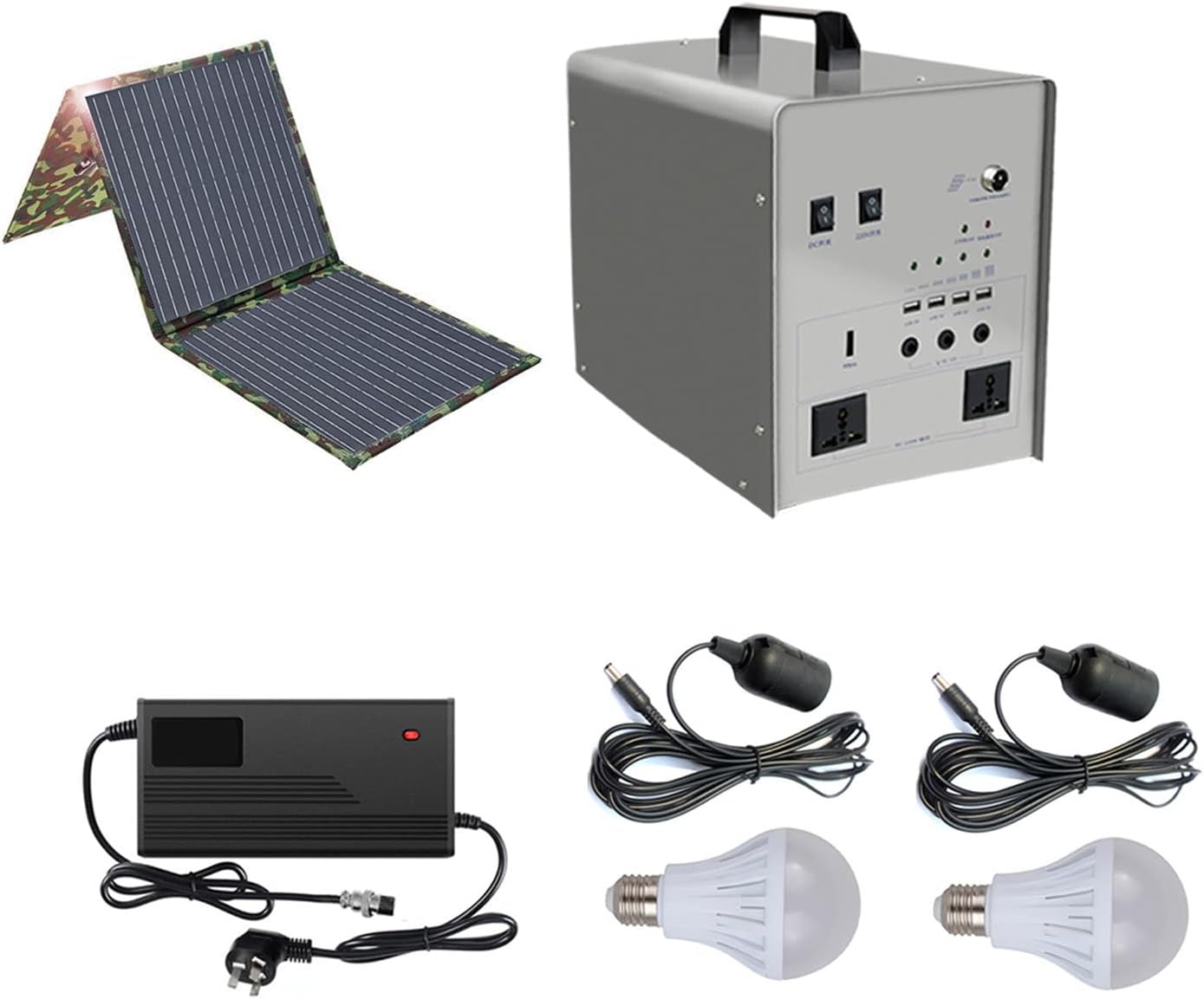 1000W/748Wh Portable Power Station, Solar Generator Backup Power Supply