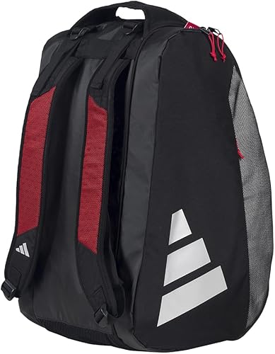 Miniatura 2 de adidas Multigame Raqueta Bolsa (NegroRojo)