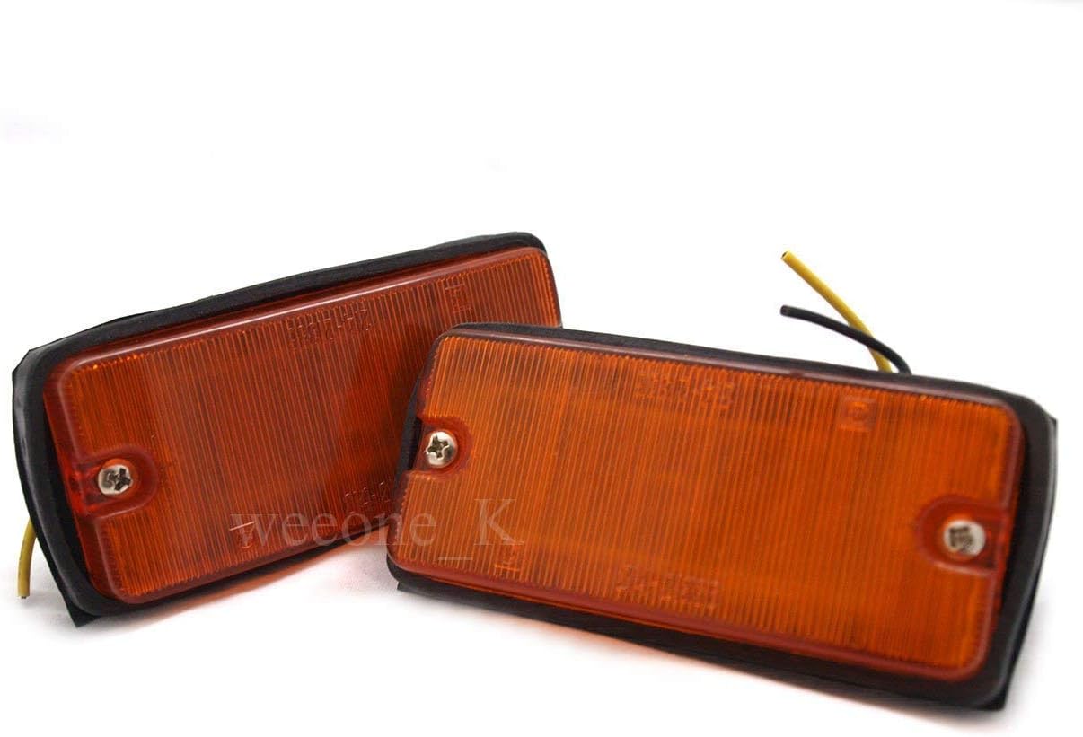 1 Pair Side Marker Indicator Turn Signal Light For Isuzu Pickup TFR KBZ 1985-1989