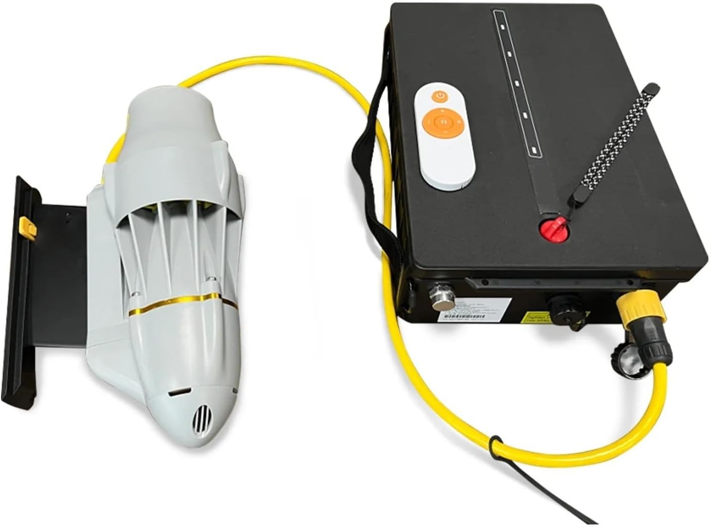 9KM/H Electric Fin with 18 Lbs Thrust Underwater Thruster for Fishing Belly Boat, Paddle Board and Kayaks, SUP Propeller Brushless Motor for Inflatable,Paddle Boards,Fishing Boats