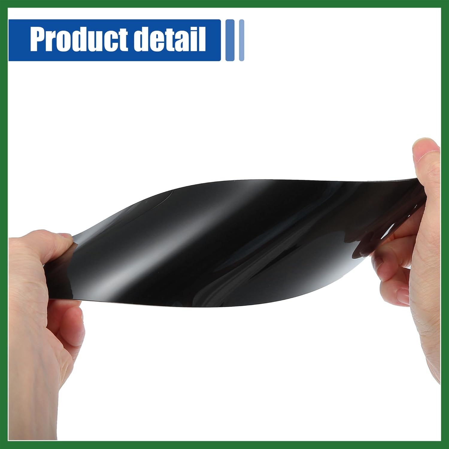 Motoforti 1 Set Glossy Black Car Door Window Pillar Posts Cover Trim Exterior for Mercedes-Benz M/ML-Class ML320 ML350 ML450 ML500 ML550 ML 63AMG W164 2006-2011 Long-lasting