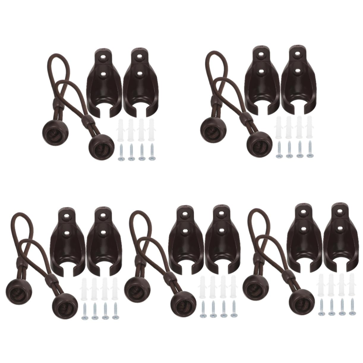 Fixations bungee pour stores enrouleurs Mobestech anti-vent avec accessoires complets
