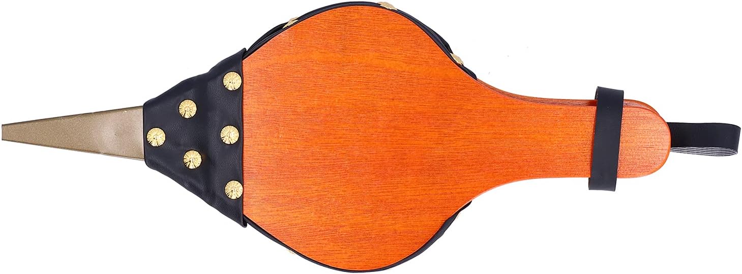 Barbecue Bellows Wood Fireplace Manual Blower Heat Leather for Fireplace Dust Removal BBQ Wood Air Blower Picnic