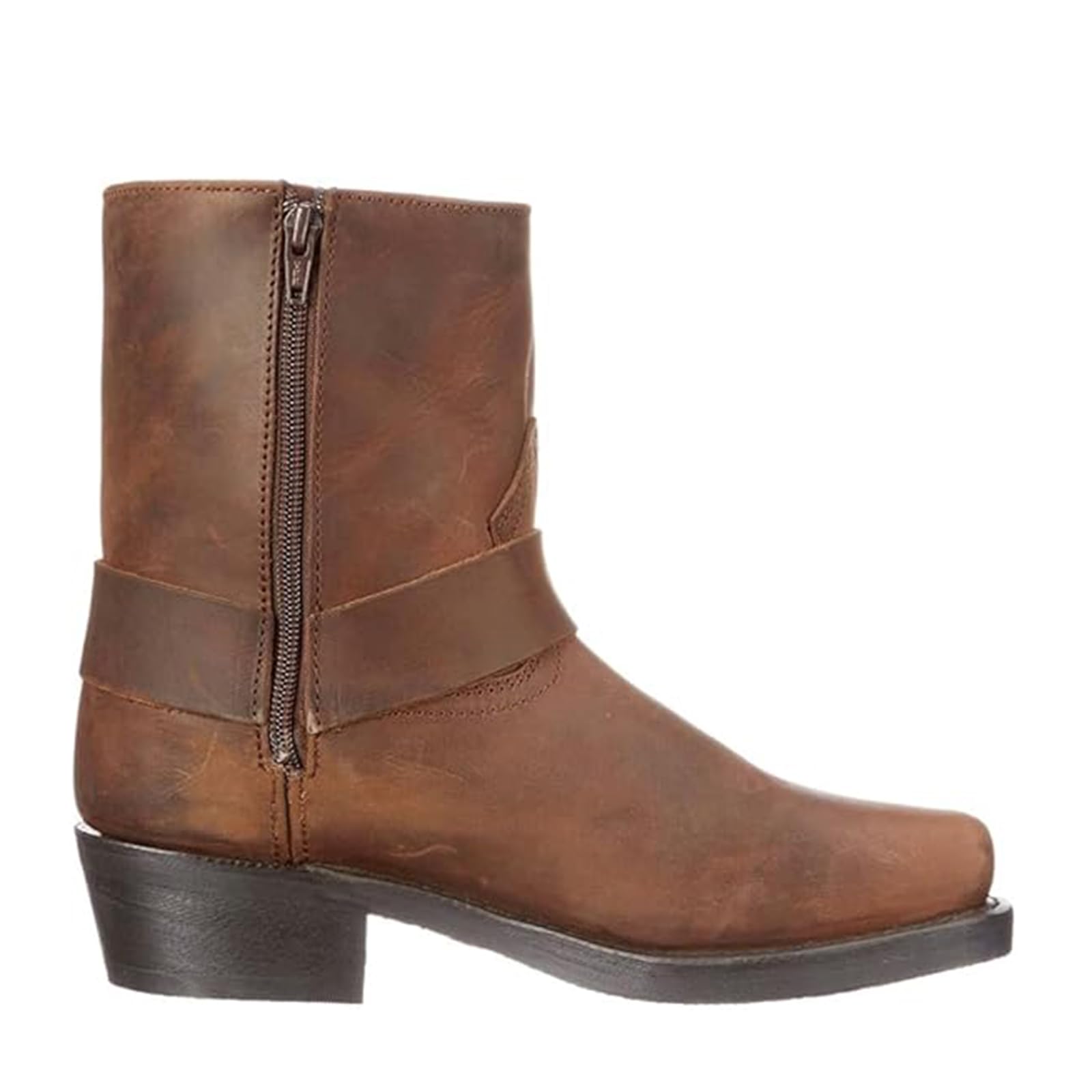 1 para męskich butów jeździeckich – średniowieczne buty ze skóry PU – steampunk retro skóra PU buty rycerskie – modne skórzane buty rycerskie – outdoorowe buty kowbojskie