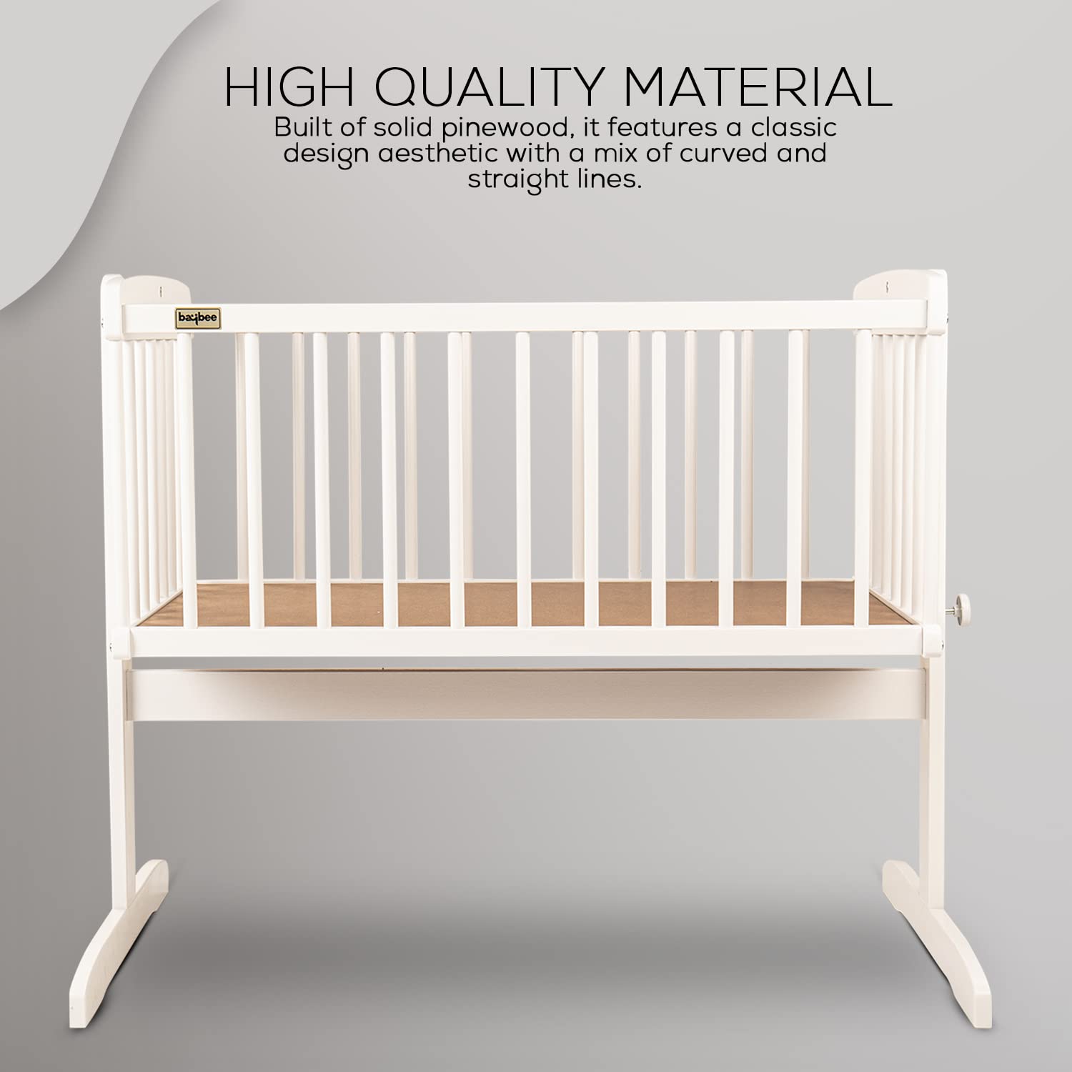 Buy Baybee Wooden Cradle for Baby New Born Baby Swing Cradle Baby