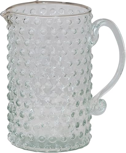 Miniatura 8 de Creative Co-Op Jarra de clavos de vidrio soplado a mano, transparente