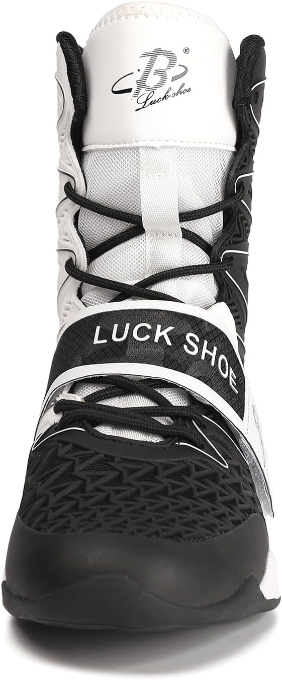 Boxing Shoes for Men High Top Gym Shoes Fighting Sports Training Footwear LS308 - Image 4