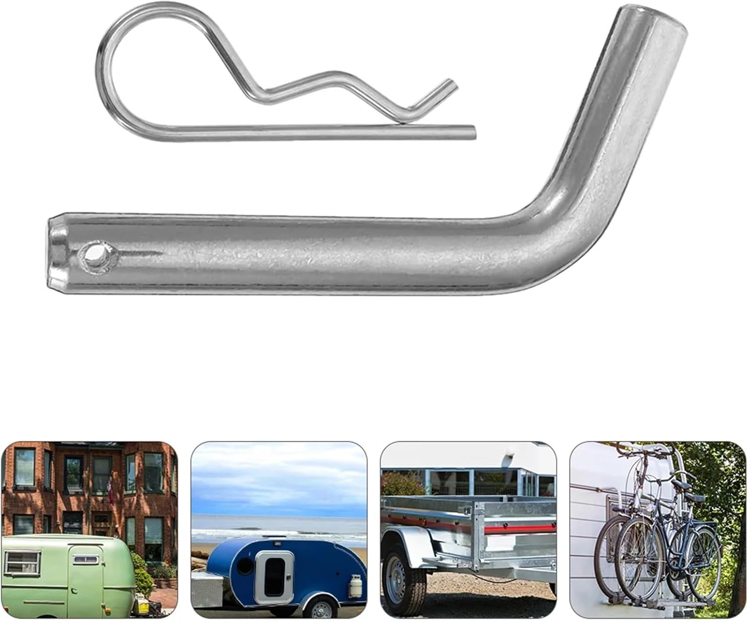 Trailer Pin 5pcs Hitch Clip Trailer Locking 5/8 Inch Pin Security for Truck Boat
