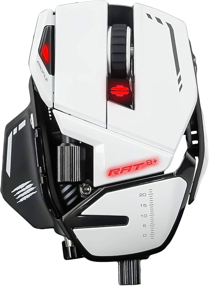 Amazon.com: MAD CATZ R.A.T 8+ Fully Adjustable Wired Gaming Mouse