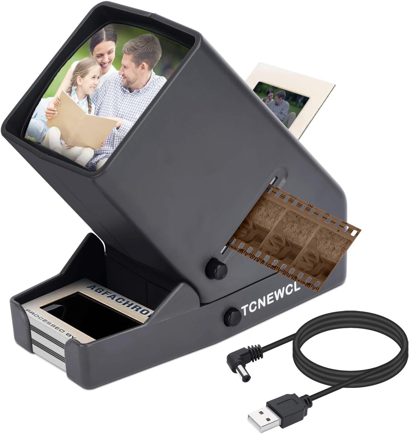 Amazon.com: LED Lighted Illuminated 35mm Slide Viewer(2AA Batteries ...