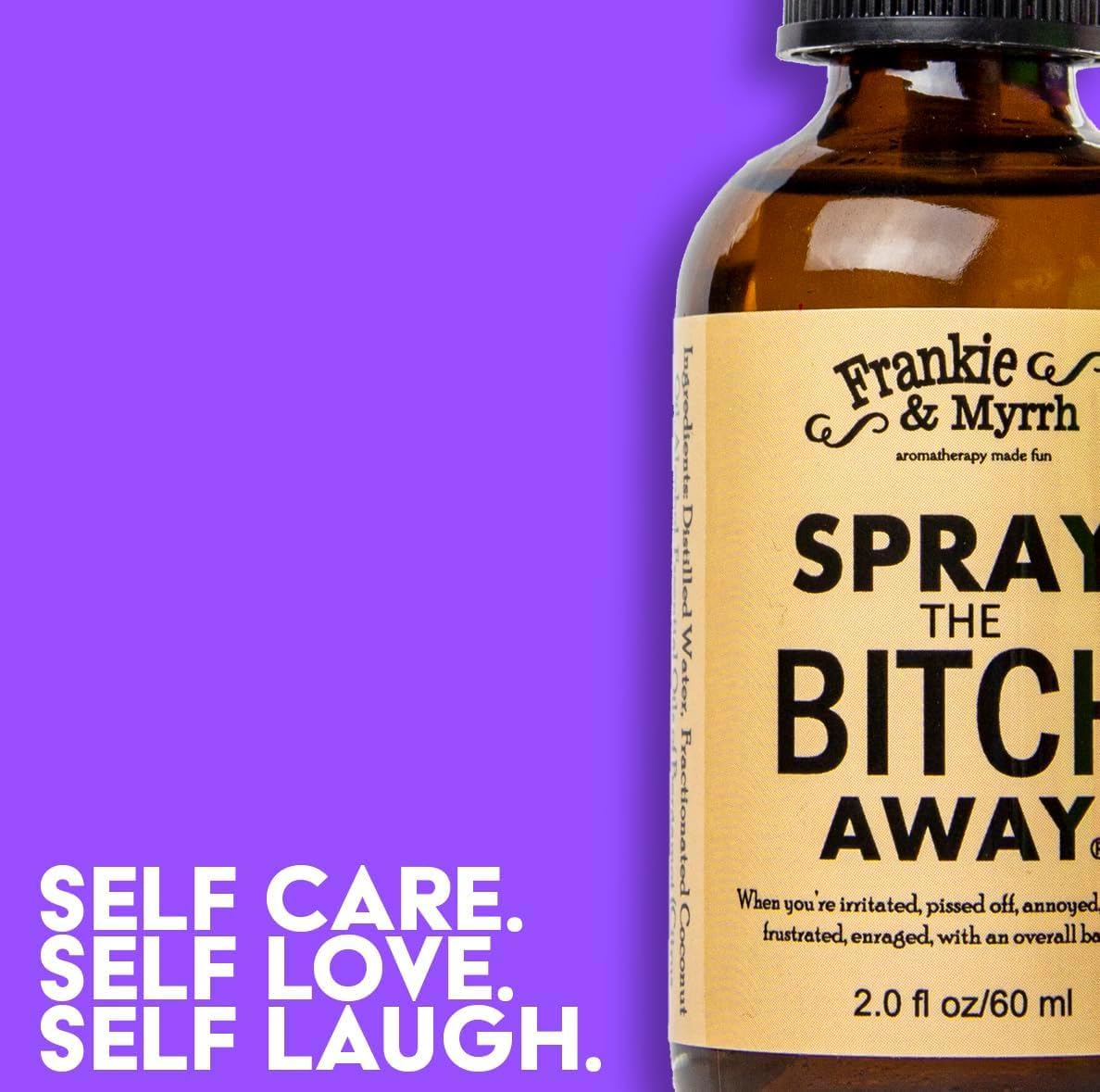 Frankie & Myrrh Spray The Bitch Away | Freshwater Perfume | Aromatherapy Life's Woes | with Bergamot, Lavender, Geranium, Frankincense - Image 2