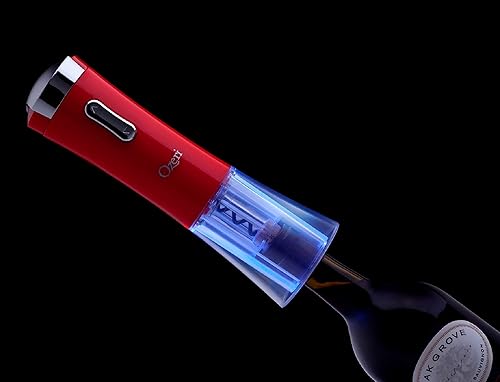 Miniatura 6 de Ozeri Abrevino eléctrico Nouveaux II con cortador de aluminio, vertedor de vino y tapón