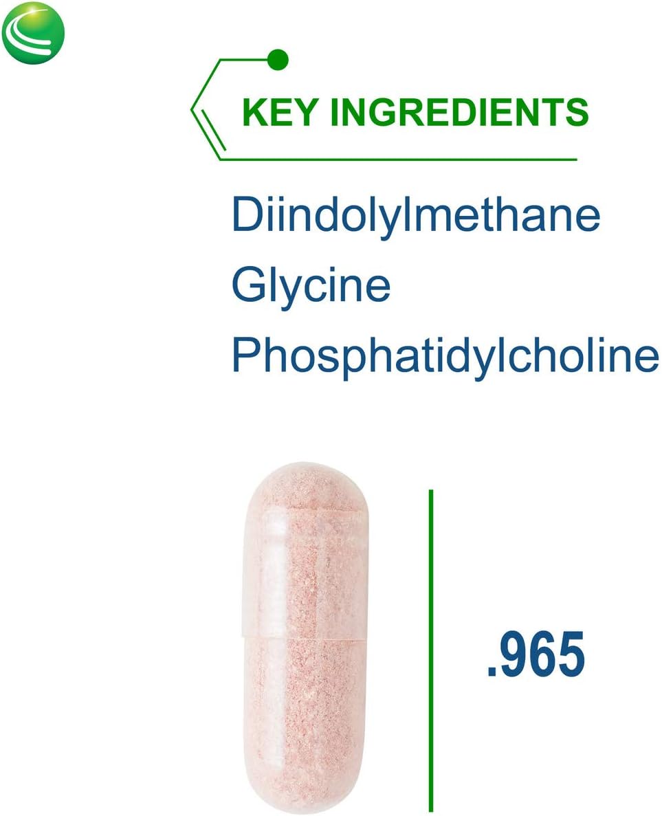 Nutra BioGenesis - DIM Balance - DIM Supplement with Diindolylmethane, Glycine, and Phosphatidylcholine - 60 Capsules