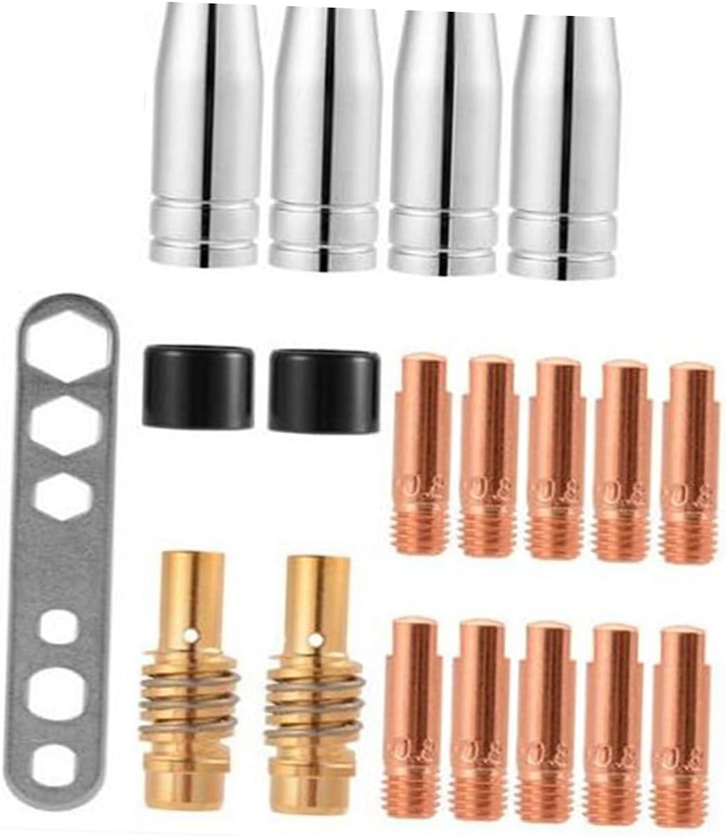Welding Accessories Set Mig Welding Nozzle Kit -15ak Gas Shielded Torch Handle Connecting Rod