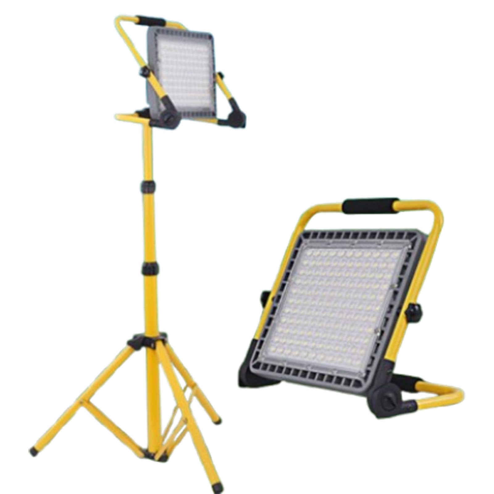 300W LED Robocza Lampa, IP65 Wodoodporna LED Flood Reflektor z Trójkątnym Regulowanym Uchwytem, ​​Przenośna Lampa Robocza do Warsztatu Naprawy Samochodów