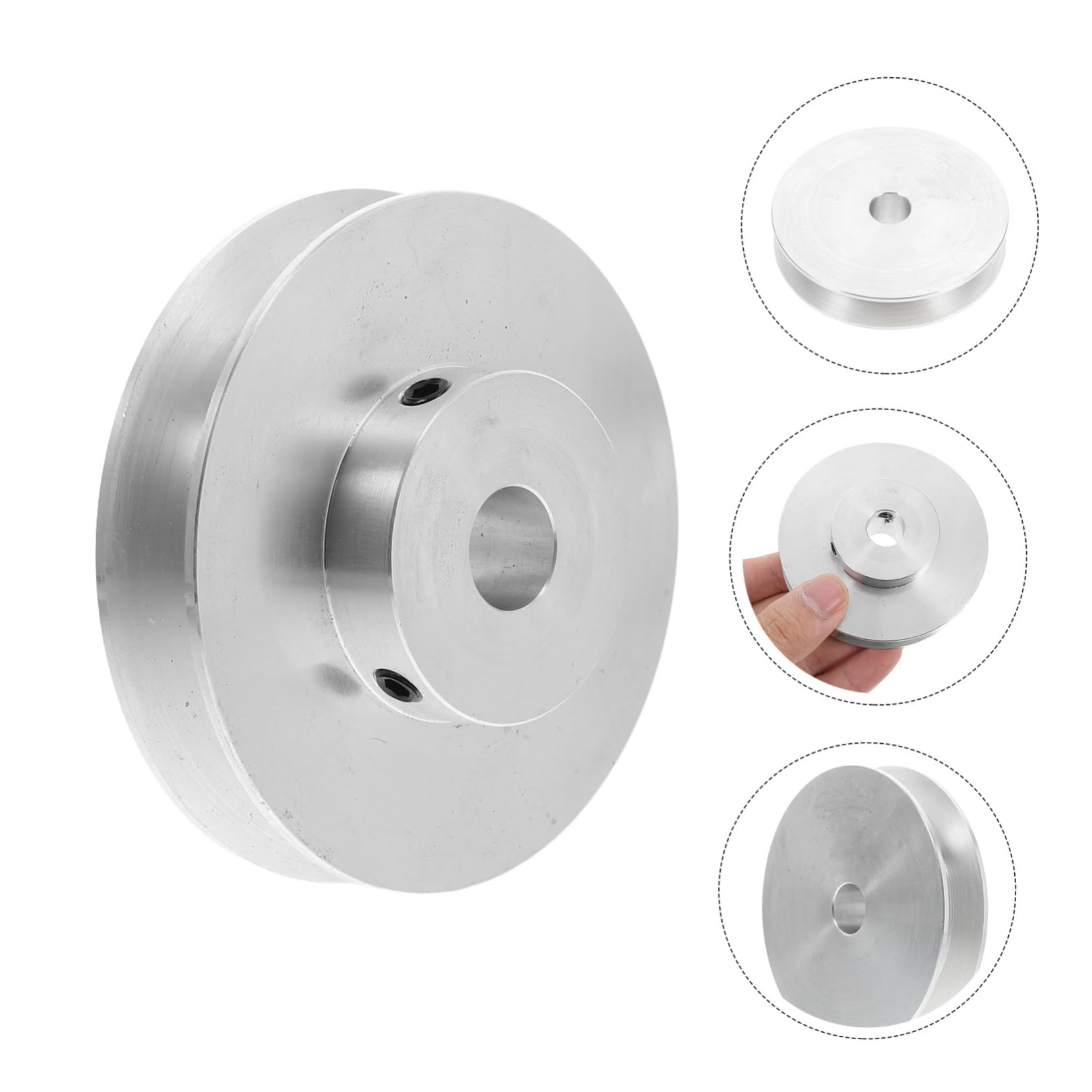 iplusmile Puleggia a Scanalatura Pulley Per Tensionatori Puleggia Per Trasmissione e Elettrici Resistente e Facile Installare