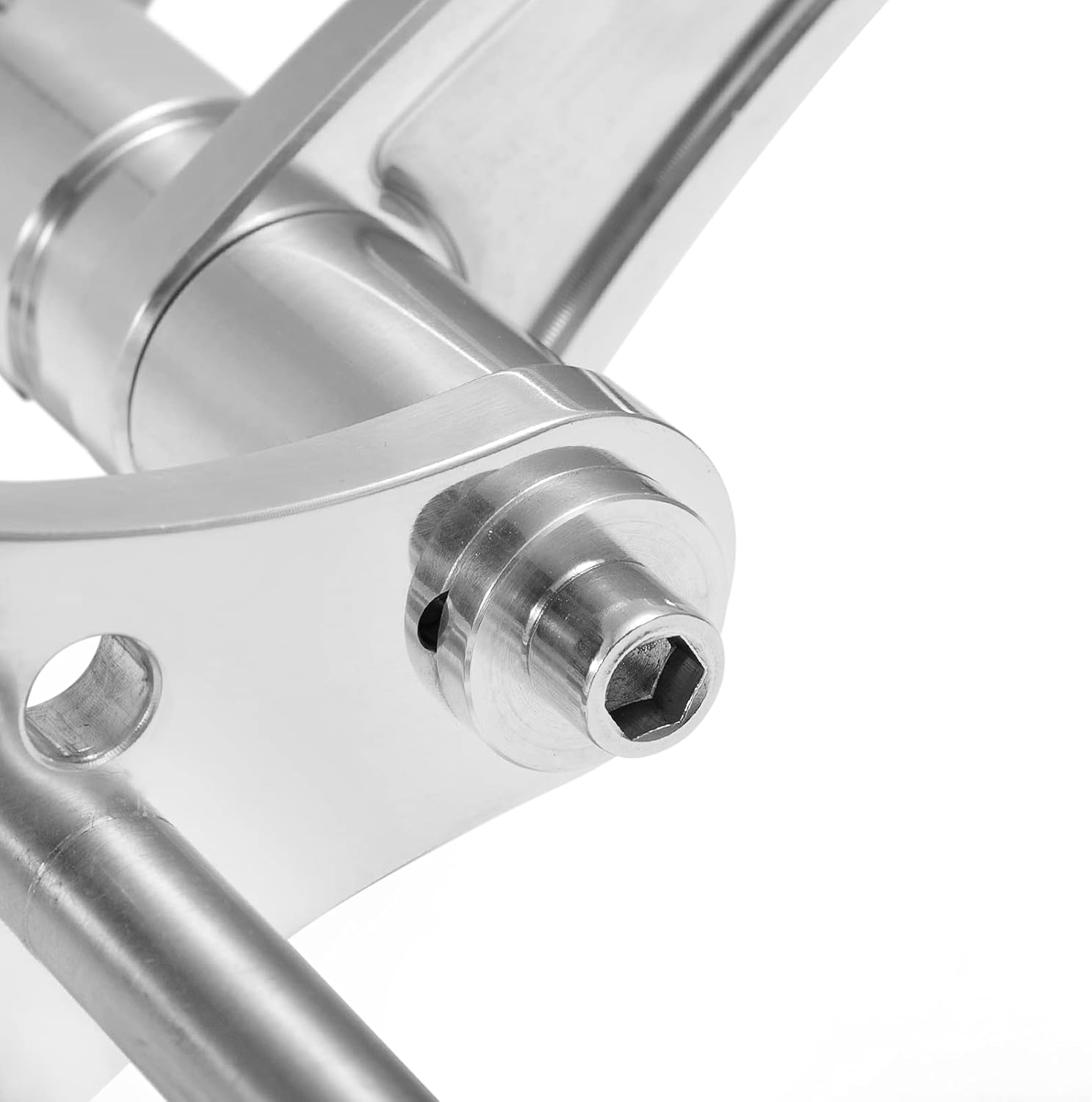 Polished Aluminum 4.5" Forward Controls Footpegs for Yamaha Virago 250 XV250 1989-up/Vstar 125 XV125 1997-up