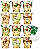 カルビー じゃがりこ 6種×各2個(計12個)サラダ チーズ じゃがバター たらこバター 九州しょうゆ 季節限定じゃがりこ ぐんまちゃんレジ袋 バリューストアー オリジナルポケットティッシュ