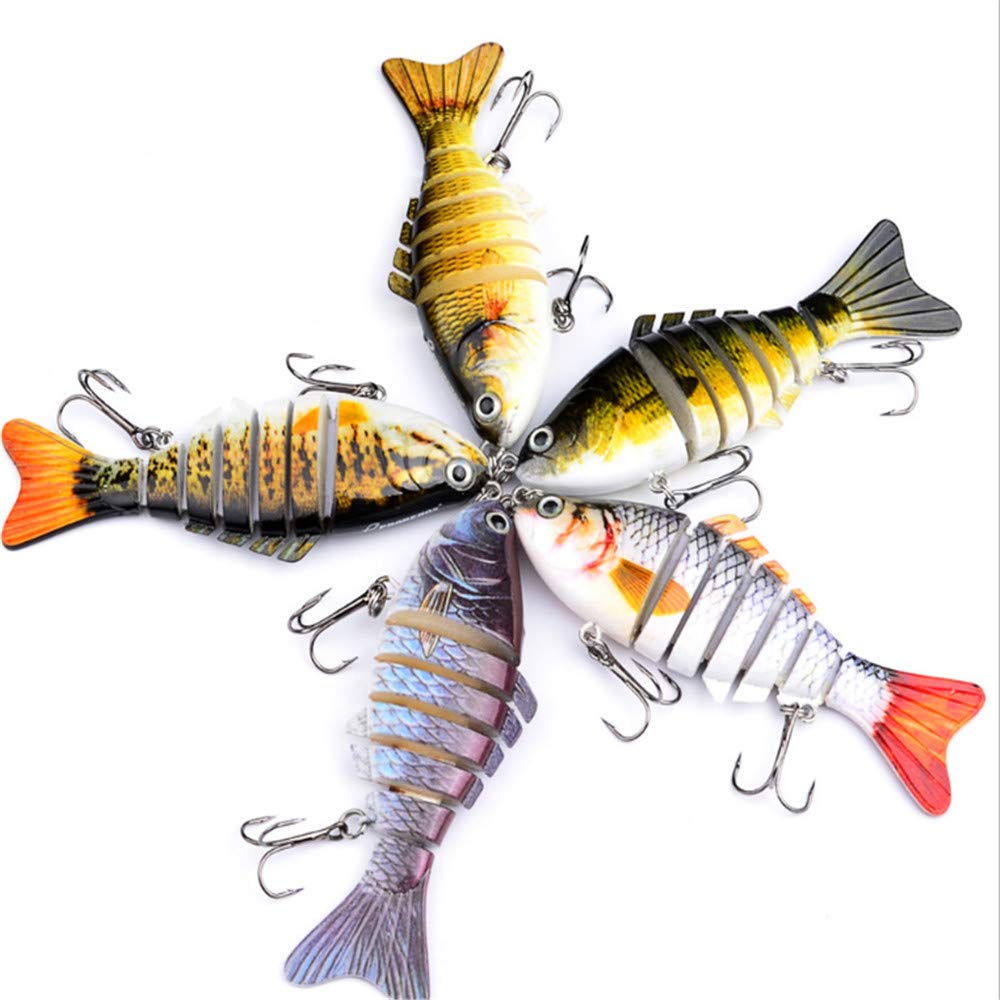 Esca Da Pesca HENGJIA 10cm/15,7g – Wobbler Affondatore Multi-snodato Crankbait - Foto 2