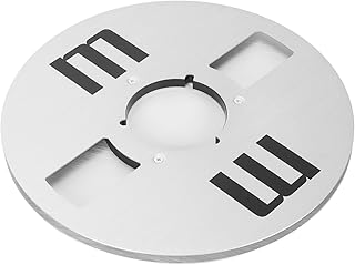 1/4 10.5 Inch Empty Tape Reel, Universal 4 Holes Reel to Reel Hub for Nab, 1/4 Inch Open Reel Tape for Recording Open Reel Takeup Reel Machine