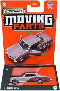 MATCHBOX MOVING PARTS 1/64-1964 BUICK RIVIERA マッチボックス ムービングパーツ -1964 ビュイック・リビエラ [並行輸入品]