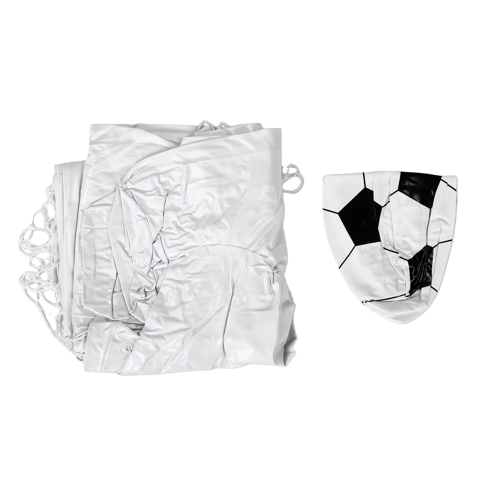 XUMIUZIY Porta da Calcio Gonfiabile con Pallone Portatile per Bambini