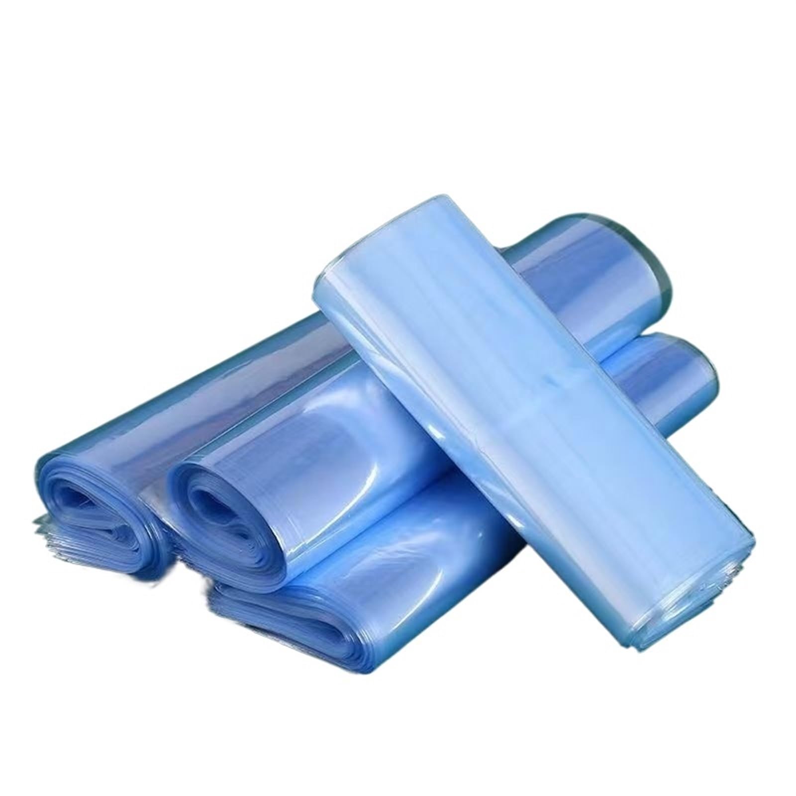 Sac en Film thermorétractable en PVC, 100 pièces, Bricolage, souffleur, thermoscellage, Bouche Plate, Stockage étanche, Sac en Plastique Transparent (Color : 100pcs(1bag), Size : 30X40cm)