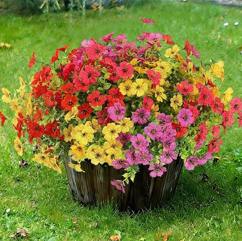 Sggvecsy Artificial Flowers for Outdoors