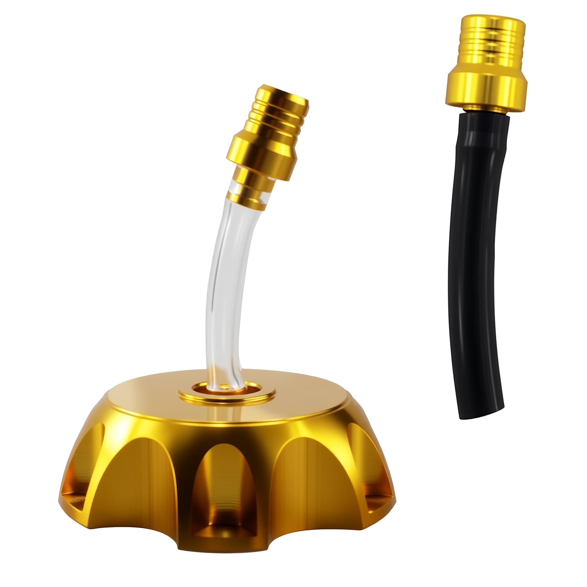 DEHE CNC Aluminum Gas Fuel Tank Cap With Breather Valve for 50cc 70cc 90cc 110cc 125cc 140cc 150cc 160cc Pit Dirt Bike Motorcycle ATV Gold