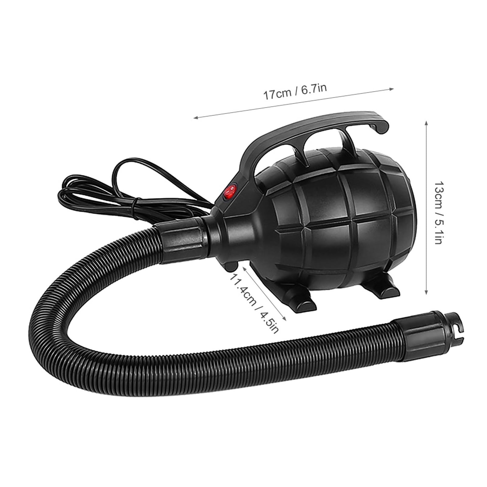 Pompa Elektryczna Do Materacy Pneumatycznych, Szybkie Pompowanie, Pompka Powietrza, Inflator, Deflator Z 4 Dyszami Materaca Pneumatycznego, Tratwy, Łodzi Szybka Inflacja I Deflacja