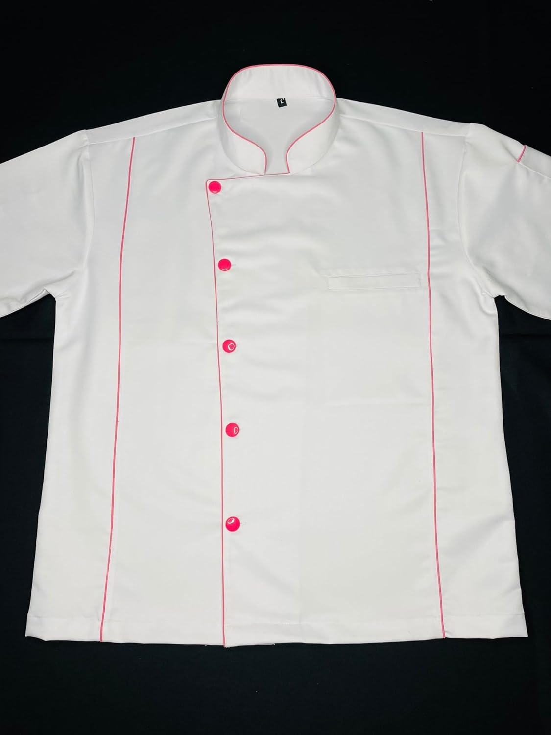 Chef Jacket Unisex Long Sleeve Button Chef Coat for Men/Women Short Sleeve Chef Jacket Chef Shirt Restaurant Work Uniform